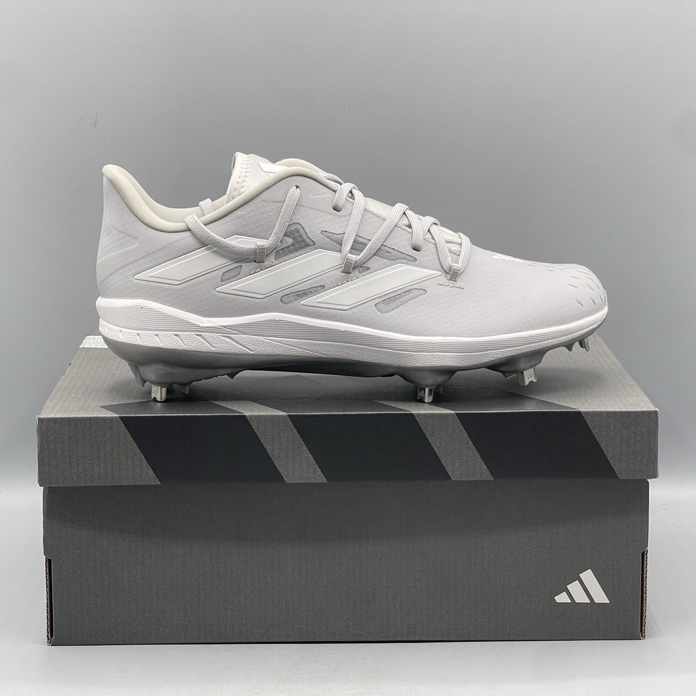 Baseball Cleats Men's 7 Metal Adidas Adizero Afterburner 9 Silver IG2311 NIB